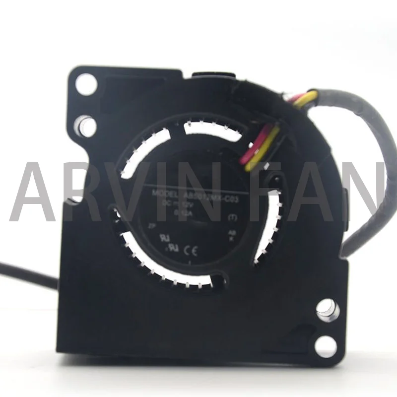 AB5012MX-C03 5020 5CM 12V 0.12A Turbo Cooling Fan 3wire 3-pin