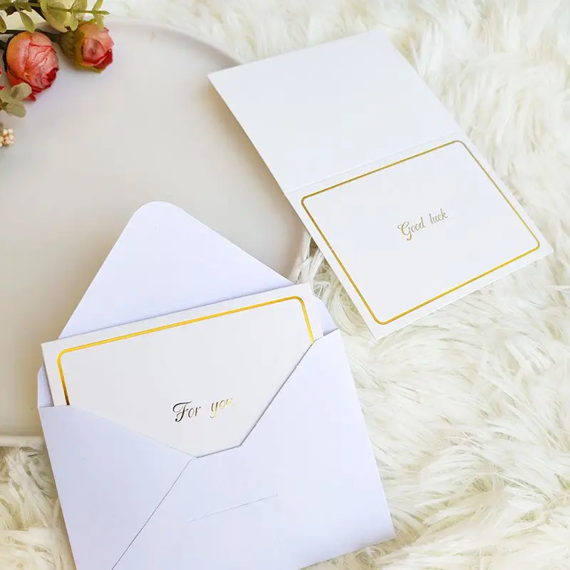 Cartes de vministériels x de vacances avec enveloppes et autocollants, cartes postales créatives pour cadeaux