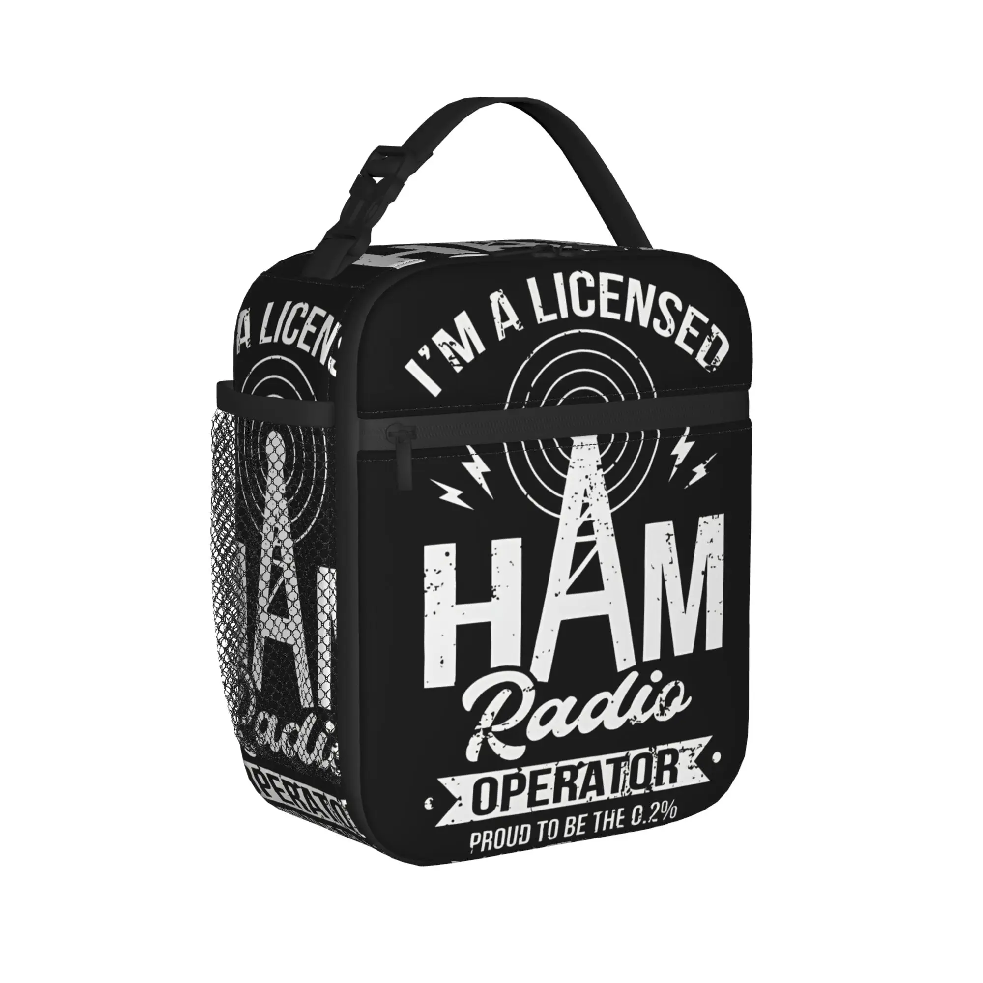 Ham Radio Operator Gift  Insulated Lunch Bag High Capacity  Reusable Cooler Bag Tote Lunch Box Office  Travel Bento Pouch