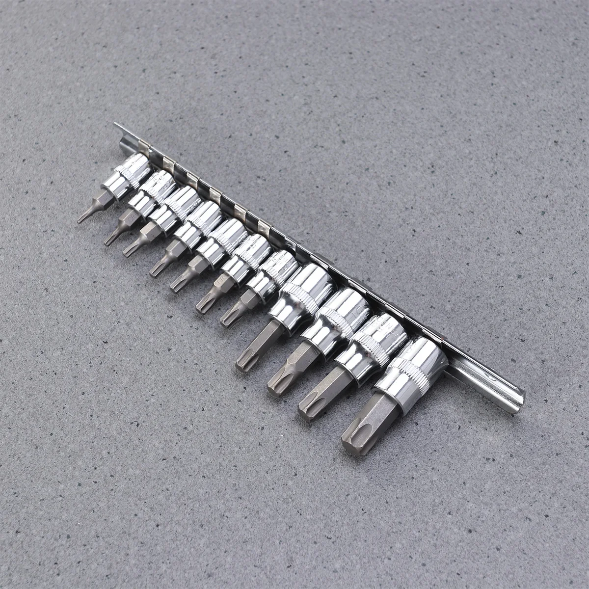 11pcs T Shape Socket Set Bit Sockets Tools Durable Chrome Vanadium Steel Material Storage Box Included Fix Detach Mechanical