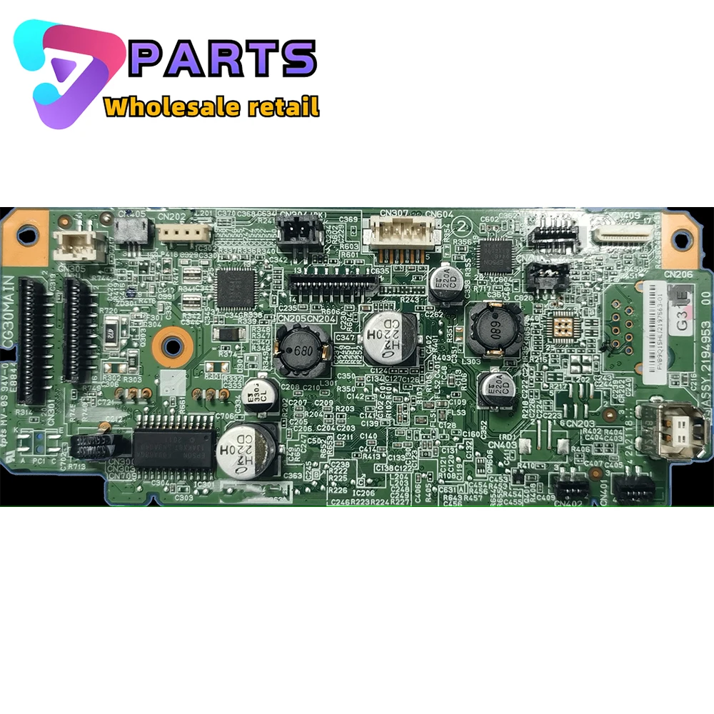 Original Used Formatter Main MotherBoard For Epson wf2830 2831 2838 wf2850 2851 2855 The cracked version does not require a chip