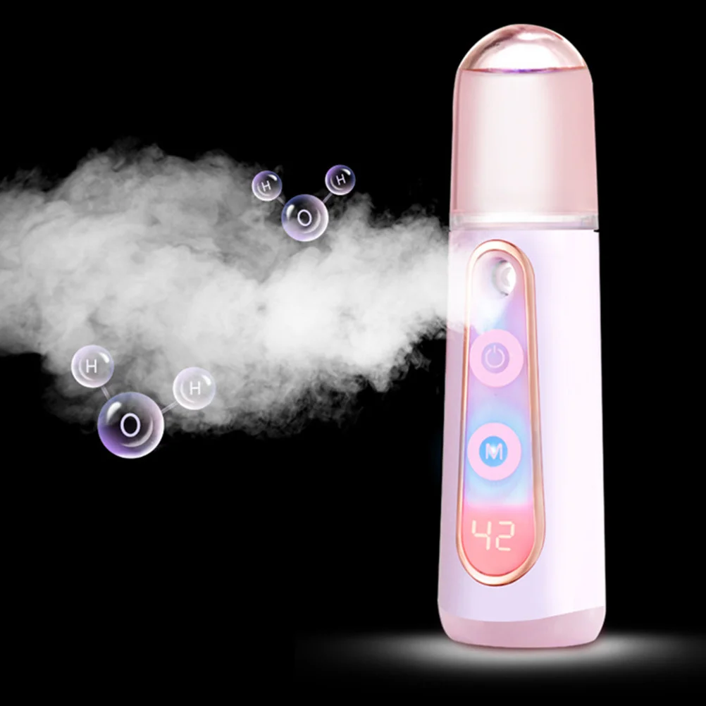

35Ml Portable Touch Mist Sprayer Nano Atomization Facial Humidifier USB Rechargeable Mini Face Spray Device for Dry Skin Care