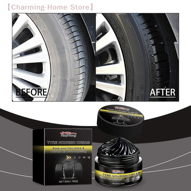 【M】Car Tire Retreading Wax, Long Lasting Protection Against Dirt, Tire Aging, Dust, Wheel Polish, Brightening Cream, Car Cleaner