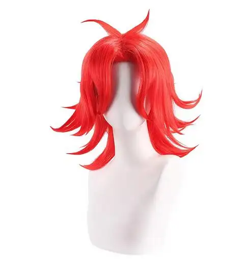 Anime Hazbin Niffty Hotel Cosplay Wig Niffty Red Wig Women Men Halloween Cosplay Wig