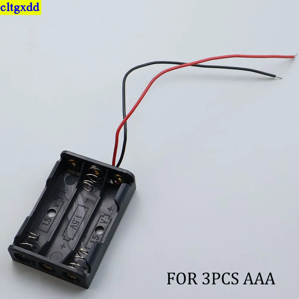 cltgxdd 1piece is suitable FOR AAA battery case storage box+cable lead 2 3 4 6 8 card slot plastic battery container storage