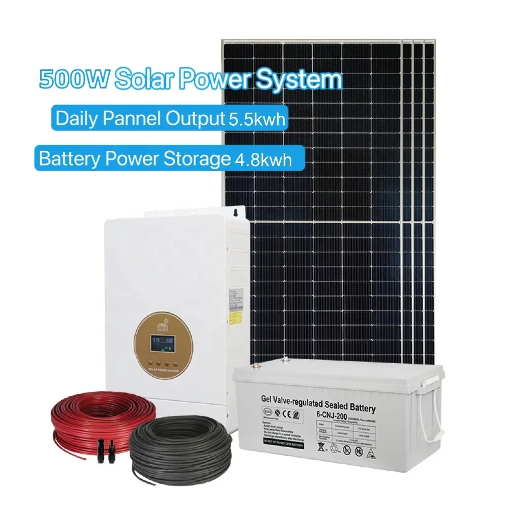 Complete Solar System On Off Grid Solar For 500W FM Transmitter
