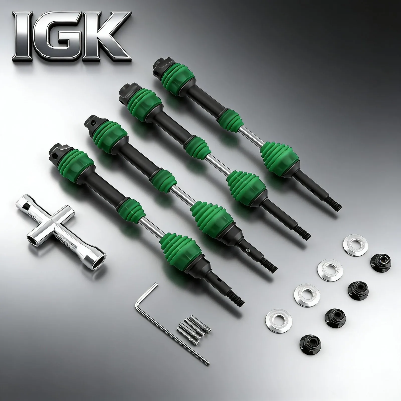 #6851R #6852R 4Pcs Steel Front & Rear CVD Drive Shaft Set For 1/10 Traxxas Hoss/Rustler/Slash/Stampede 4X4/2wd