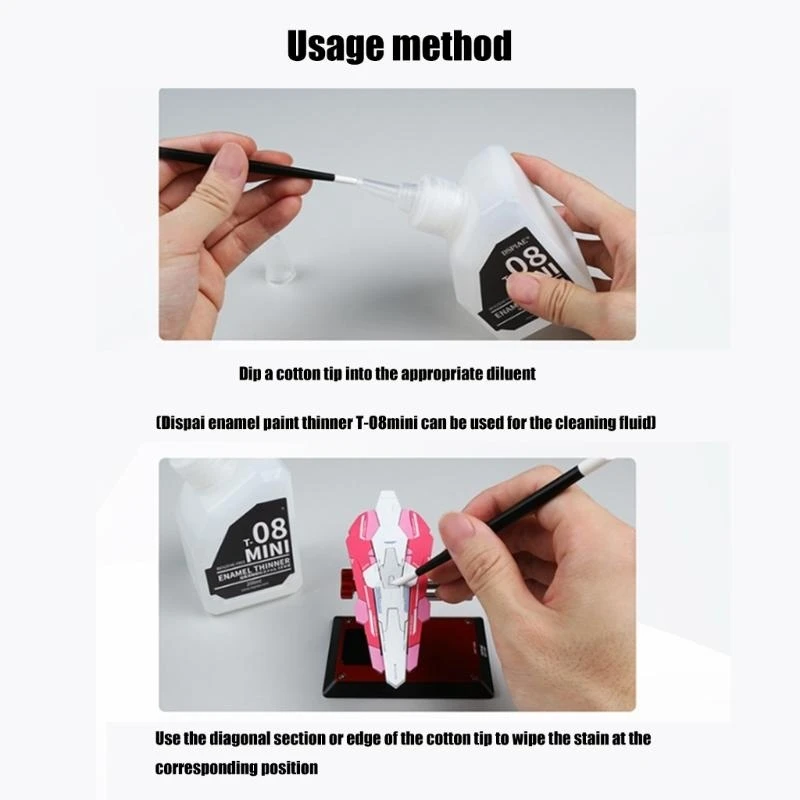 A2UD Professional Model Cleaning com absorção algodão para limpeza