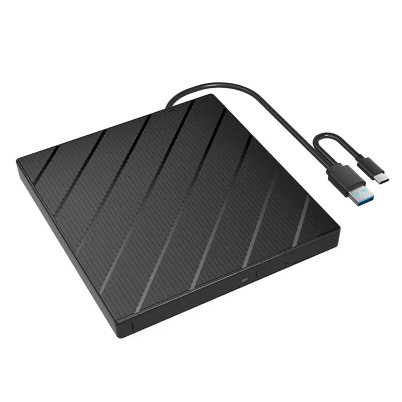 ABZW External USB 3.0 CD/DVD Drive Burner Reader For PC Laptop Desktop CD/DVD Read/Write Functionality