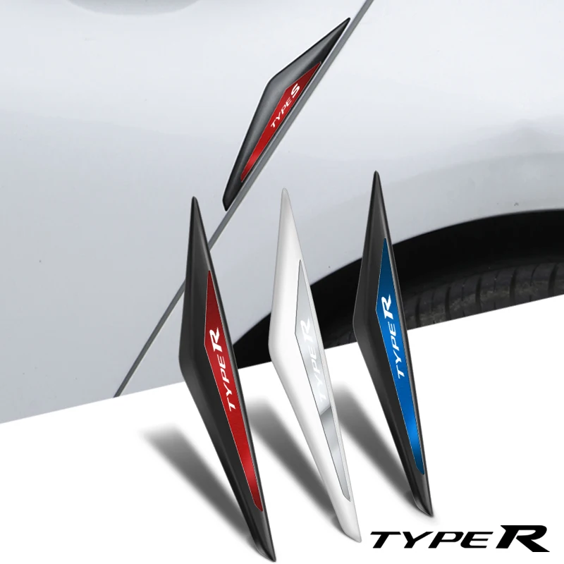 

4pcs pvc car door Protect 3d car stickers auto car accessories for Honda typer types civic 4d 10th gen 8th gen