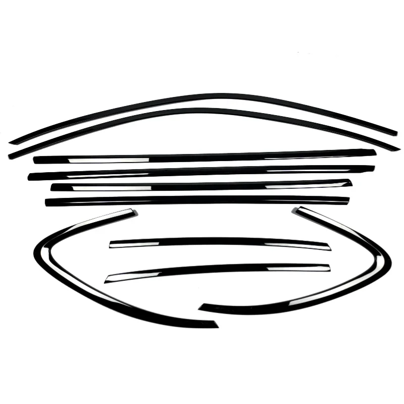 

For Porsche Macan 95A 2013-2025 black door chrome window trim