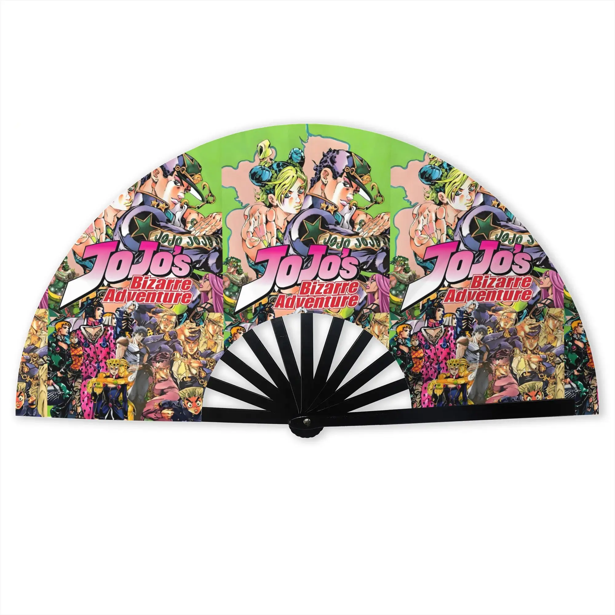 JoJo Bizarre Adventure Hand Fan Promotional Gift Event Souvenir Jolyne  Jotaro Manga Durable Folding Fans Creative Bulk Pack Fan