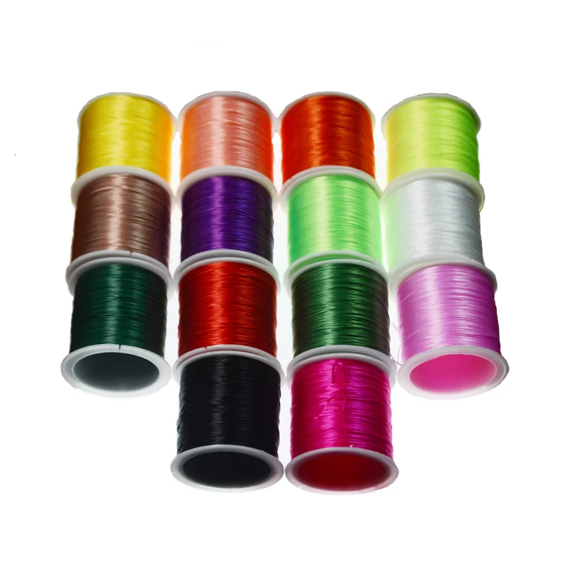 14optional colors Life Flex Shiny Spandex Fly Tying Rubber Legs 0.8mm Oblate Sharp Floss For Dry Flies Nymphs Bodies Materials