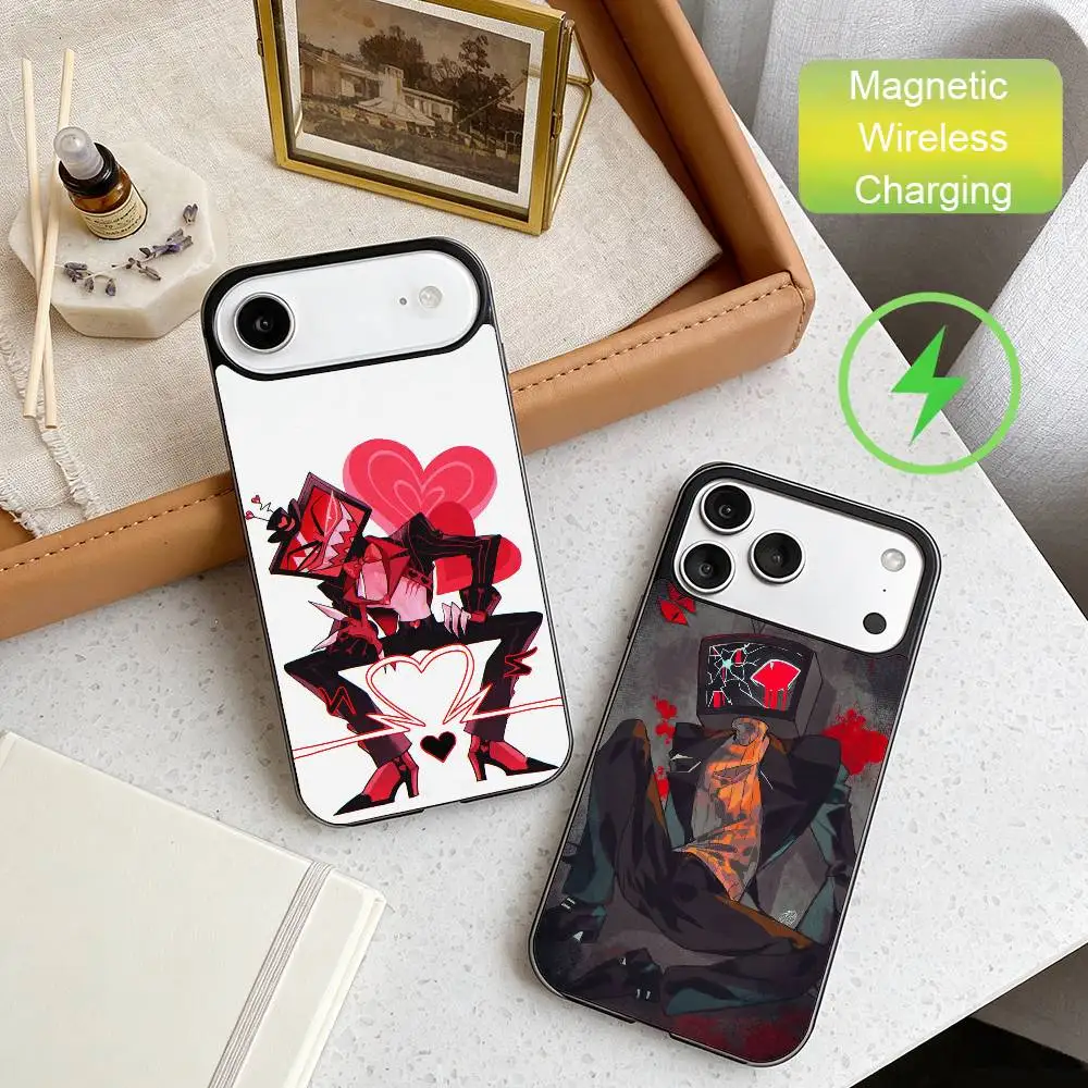 

V-Vox Sleek Trendy Vibe Phone Case For iPhone17,16,15,14,13,12,Wireless charging protective case soft cover