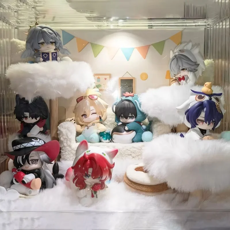 

Hot New Mihayo Honkai Star Rail Boys' Dormitory Series Blind Box Anime Figure Kawaii Q Version Mystery Box Ornament Toy Gift