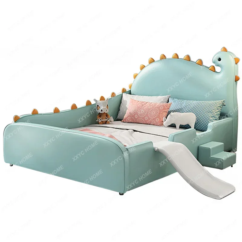 

kids Dinosaur Bed Slide Cartoon Single Bed Boy Bed 1.2 M Single Bed 1.5 Children cama para niña mobile bebe suspendus lit