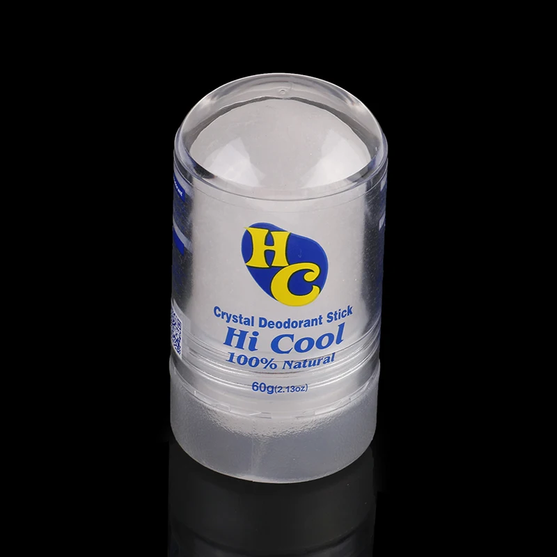 

60G Portable Natural Crystal Alum Stick Deodorant Antiperspirant Underarm Odor Removal Care Stick