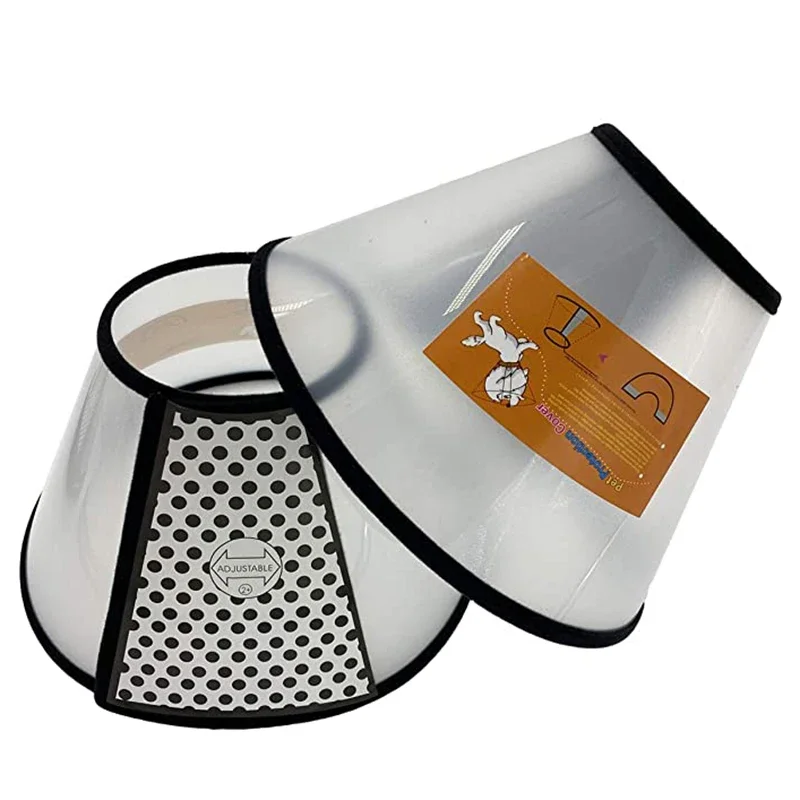 Pet Elizabeth Collar Puppy Anti Bite Grasping Collar for Small Sizes Dogs Recovery Cone Ring Cats Neck Wound Healing Accessories