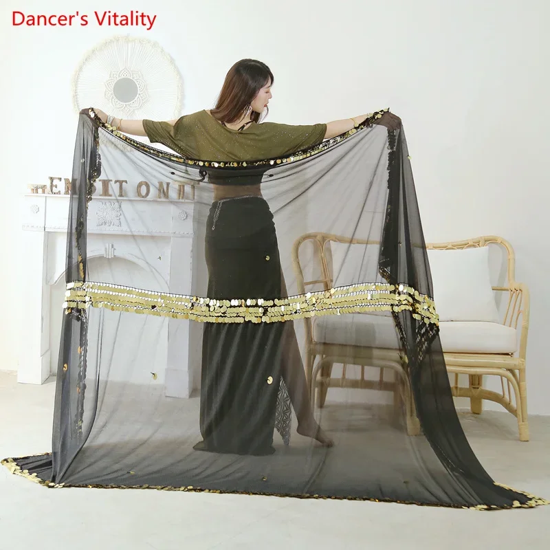 Belly dance malaya veil girl\'s belly dancing shaabi hand veil Oriental Dance malaya veil