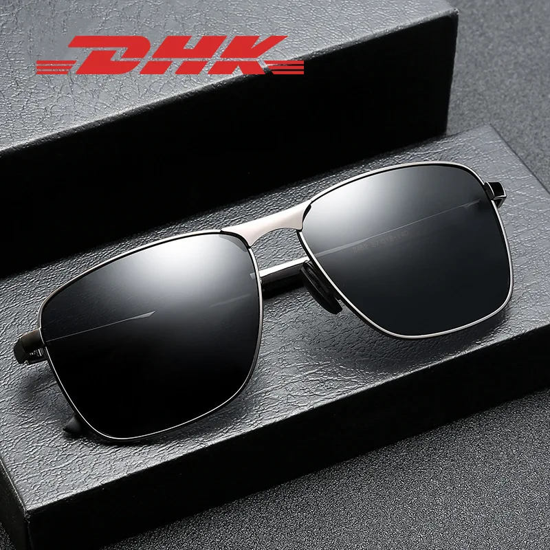 

UV Resistant Driving Sunglasses For Women's And Men's Fashion Frameless Small Rectangular Suitable For Driving Fishing Titanium