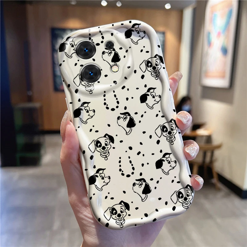 101 Spotted Dog Cartoon Art For Xiaomi Redmi Note 13 12 12S 11S 11 10 9 8 10A 9C 9T Pro Plus 5G Wave Oil Cover Phone Case