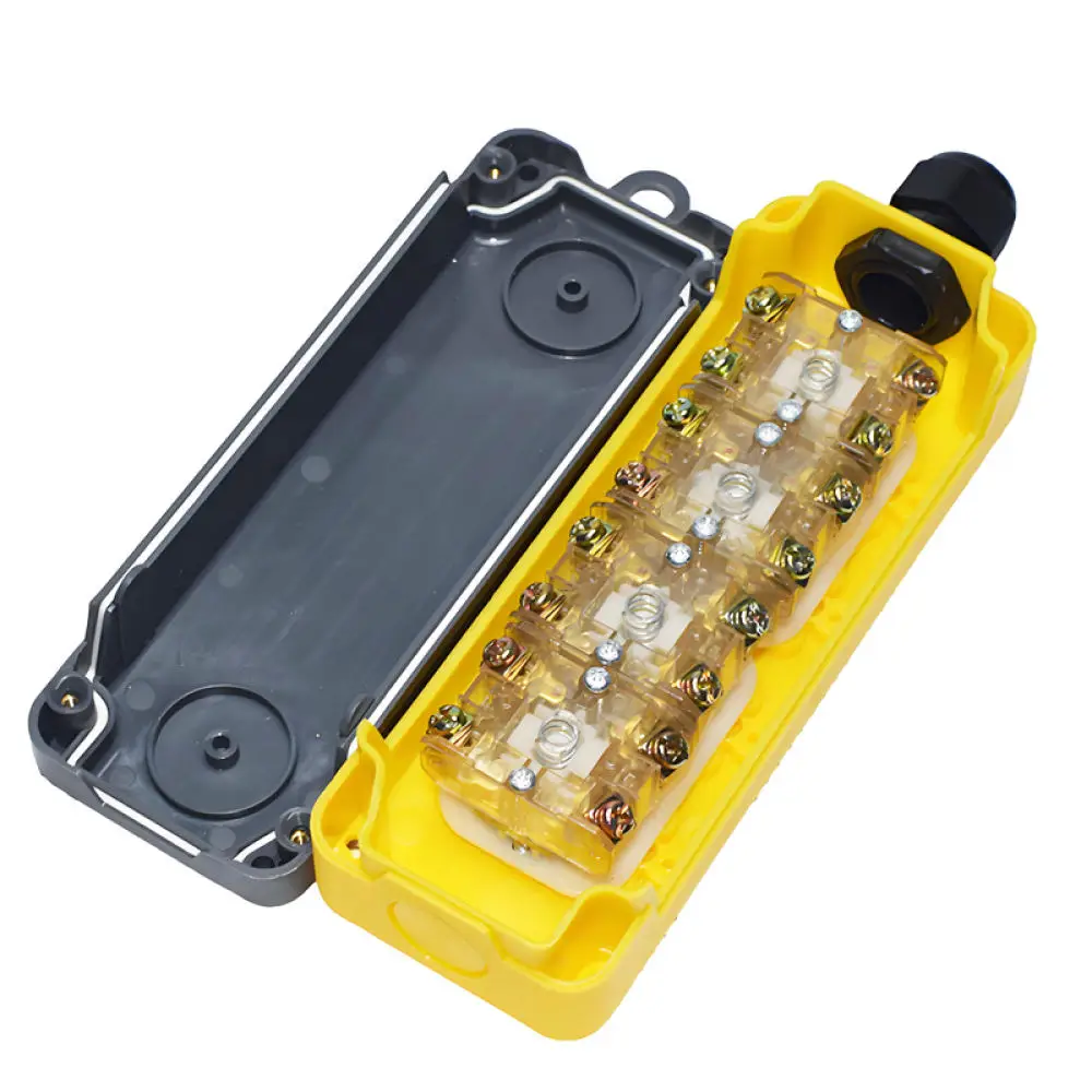 COB T1 T2 T3 Pendant Control Station Waterproof Hoist Crane Push Button Switch For Hydraulic Tail Lift Truck Lift Gate Electric