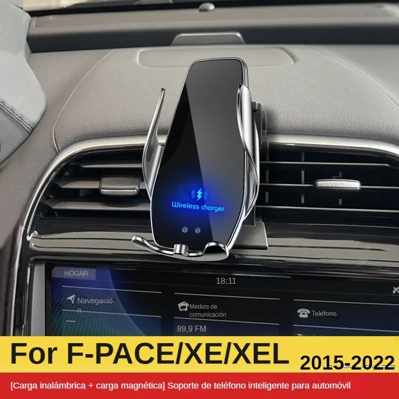 

2016-2020 For Jaguar F-Pace Phone Holder Wireless Charger Car Mobile Phones Mount Navigation Bracket GPS Support