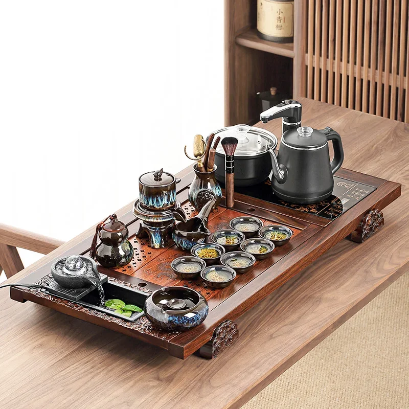 Lazy English Tea Set Matcha Travel Whisk Cute Chinese Ceremony Luxury Samovar Tea Set Living Room Wooden Te Matcha Kit Teaware