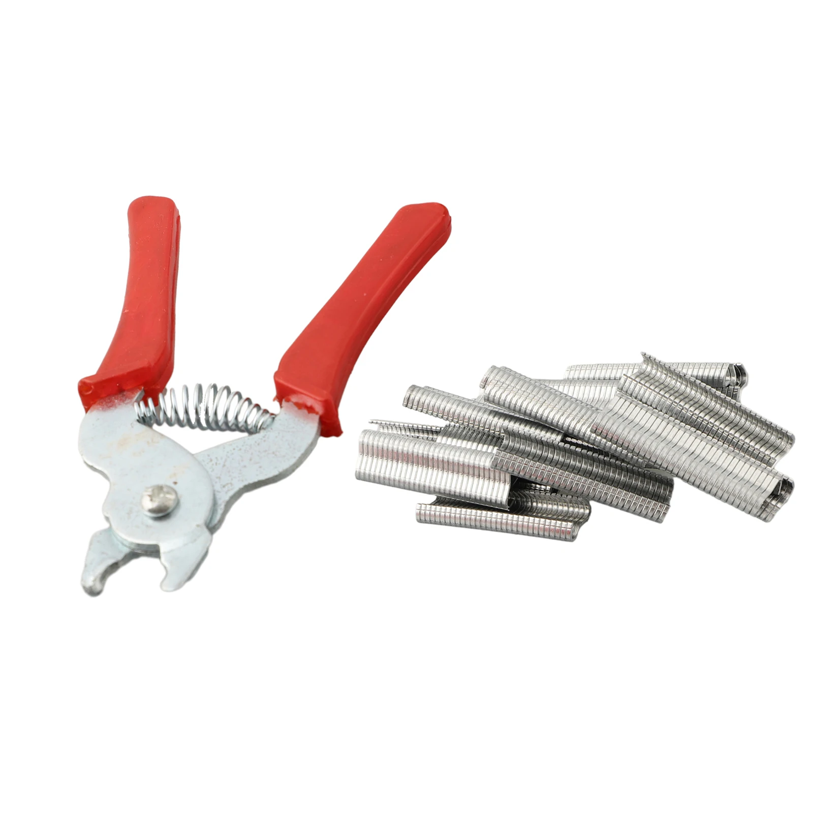 Tightening Pliers Fastening Pliers 15.5 Cm 1set Practical Red Robust Construction With 600pcs M-ring High Quality