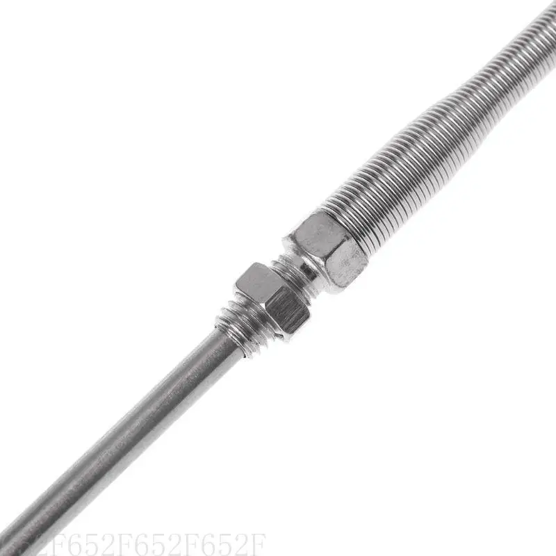 652F K Type Thermocouple Spring Type Temperature Probe 2 for M Cable 50/100/150/200mm Thermocouple Reliable Sesnor