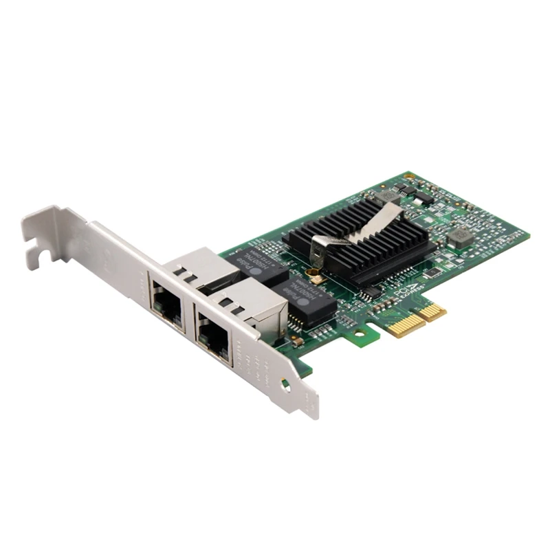 PCI-E Gigabit Dual-Port Network Card Soft Router Server ROS Desktop Computer Built-in RJ45 Network Card