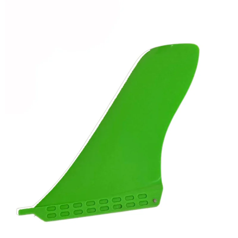 

9inch Longboard Fin Green Surf Fin Plastic Single Fins For Surfing Nylon Surfboard Fins For Sup Central Fins