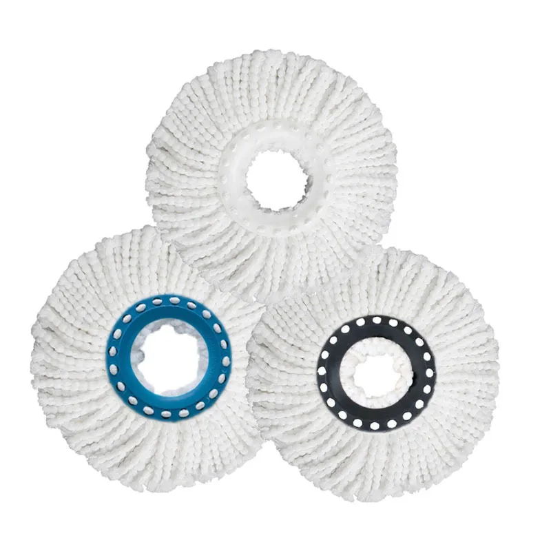 Rotary Mop Cloth Head, Thick Mop Head, Replacement Fiber, Round, Accessories