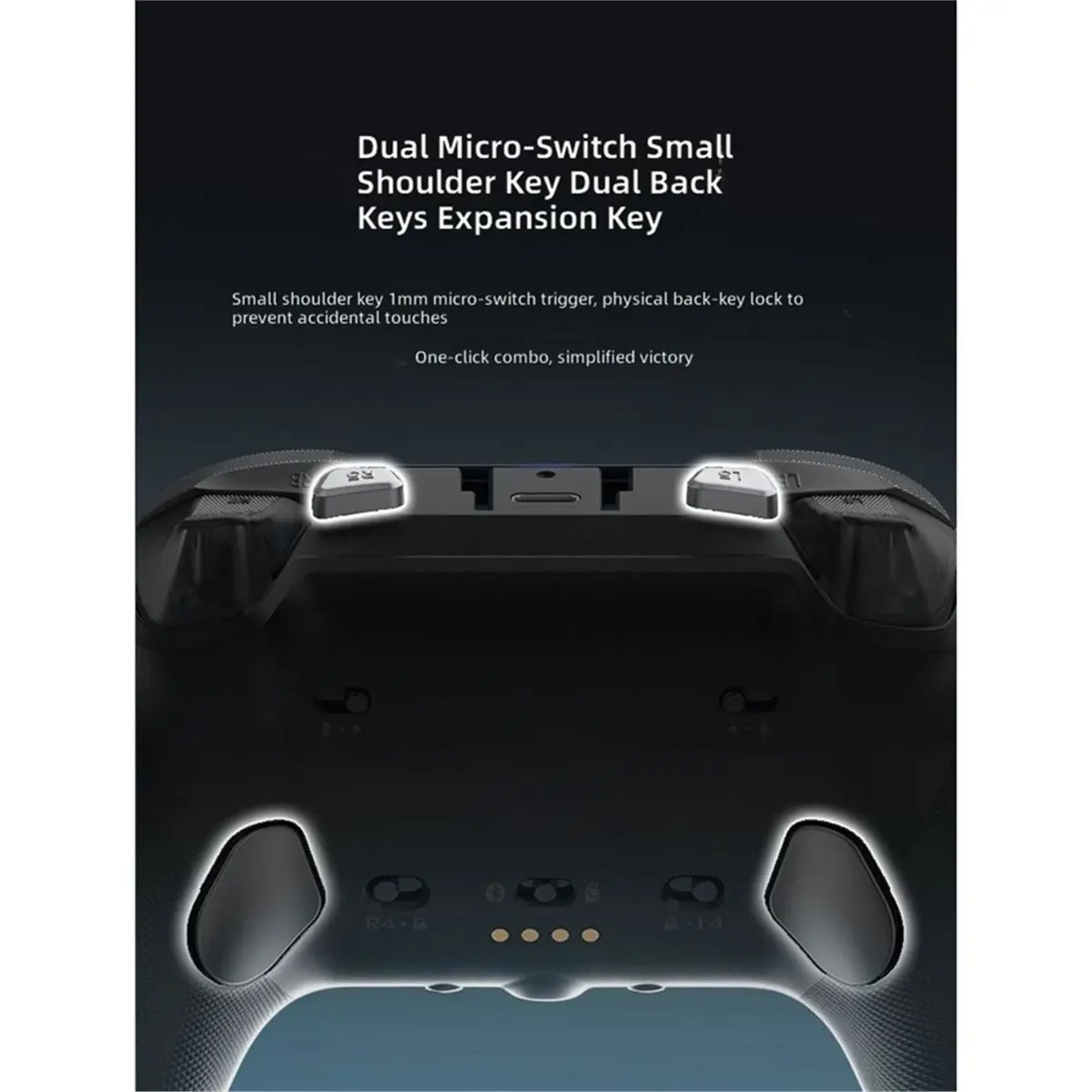 For S Controller with TMR Sticks Hall Effect Triggers Magnetic Faceplates Gyro Smart Charging Dock