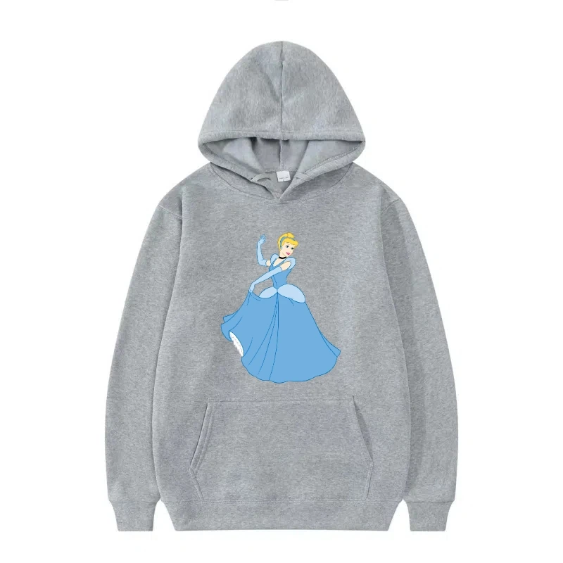 ملابس أميرات ديزني الجميلة، سترات وبلوزات بسيطة متعددة الاستخدامات، سترات نسائية مريحة بأكمام طويلة