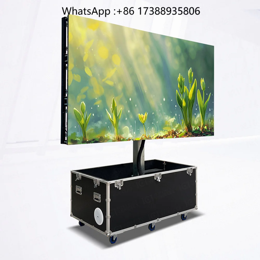 Portable Full Color LED Wall Display Mobile Outdoor Advertising Billboard LED Screen IP65 Waterproofing 5000cd/m 3.91mm