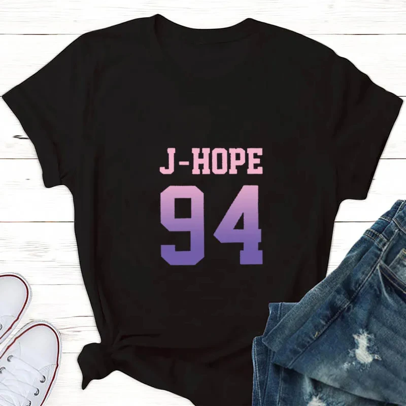 

T-shirt Harajuku pour femme, vêtements esthétiques, V(taehyung), Jungkook Fan, Suga, Kpop