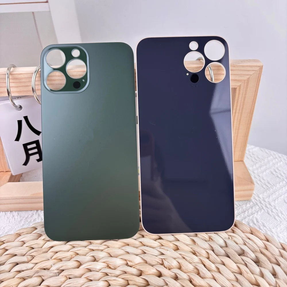 Replacement Back Glass Cover For iPhone 13Pro/13 Pro Max Rear Battery Door Housing With Precise Camera Lens Cutout Repair Parts