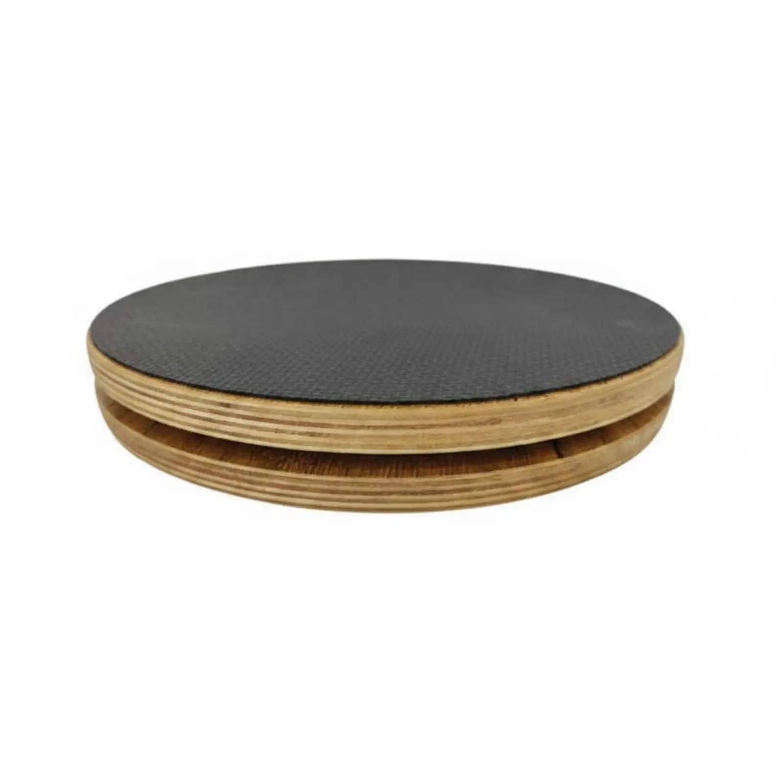 Pilates Rotation Disc Balance Board Wood Core Muscle Trainer Yoga Stretching Board for Indoor Home Exercise Routines