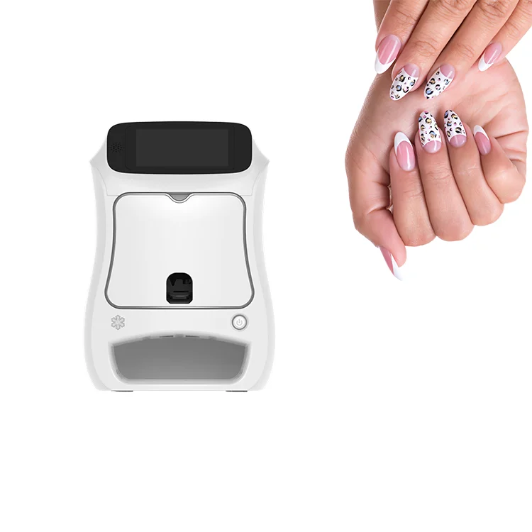 Fast Speed Automatic AI Printer Painting Nails Commercial Use Desktop ABS Indicator LED Favorite Price For Hand Care