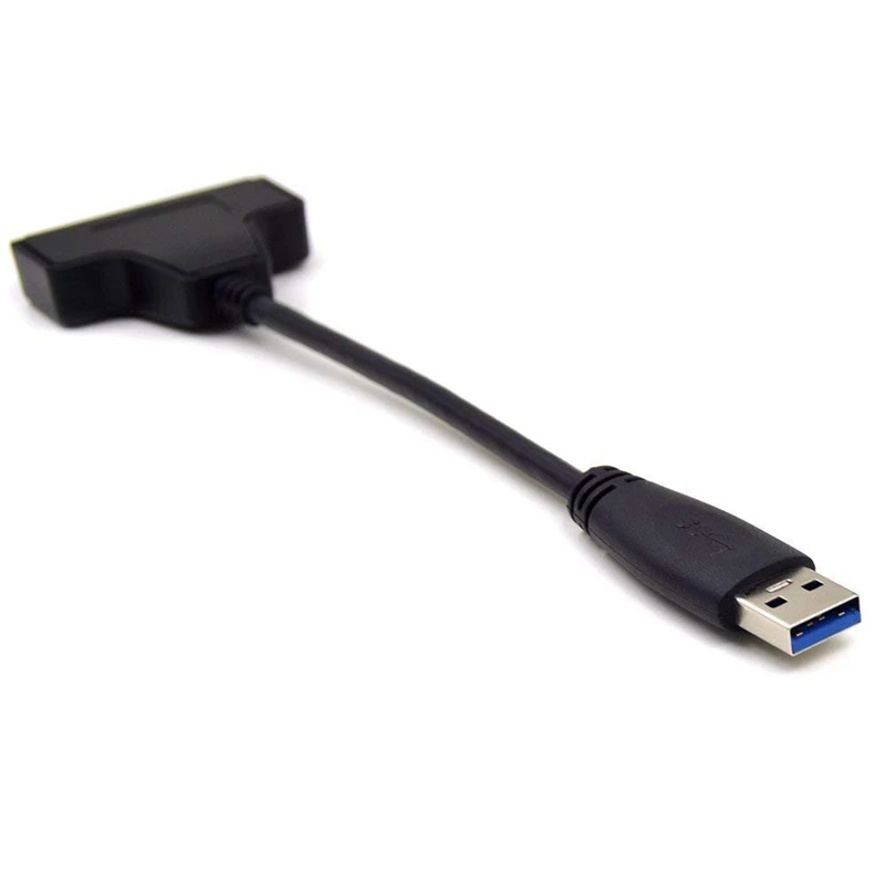 USB 3.0 To SATA Adapter Cable For 2.5 Inch SSD/HDD Drives - SATA To USB 3.0 External Converter And Cable,USB 3.0 - SATA III Conv