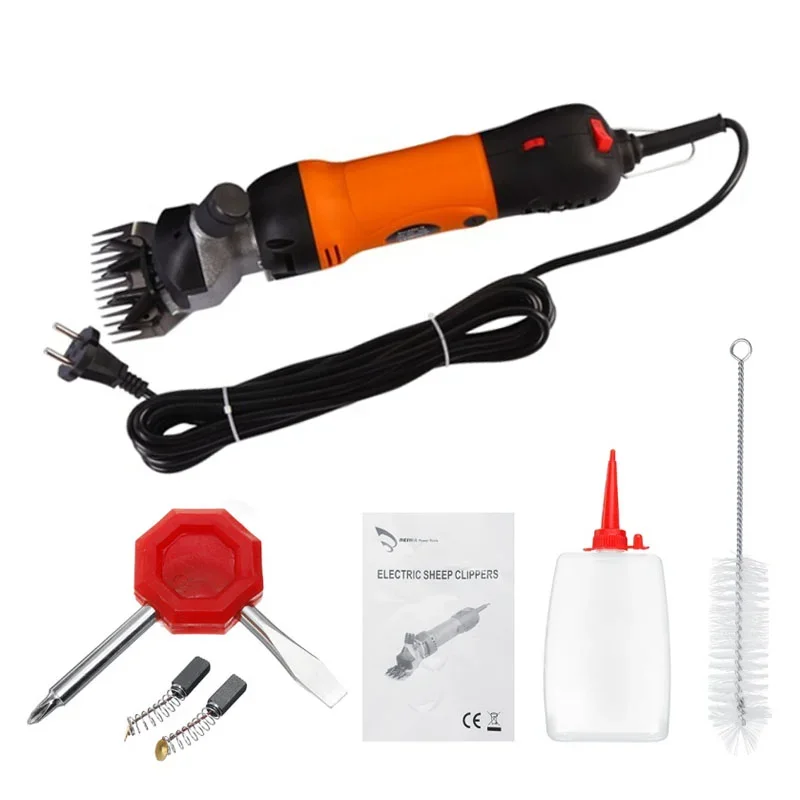 [6 gears adjustable speed] 1200W 110V/220V Electric Shearing Sheep Shear Animal Trimmer Cutter Hair Wool Scissor