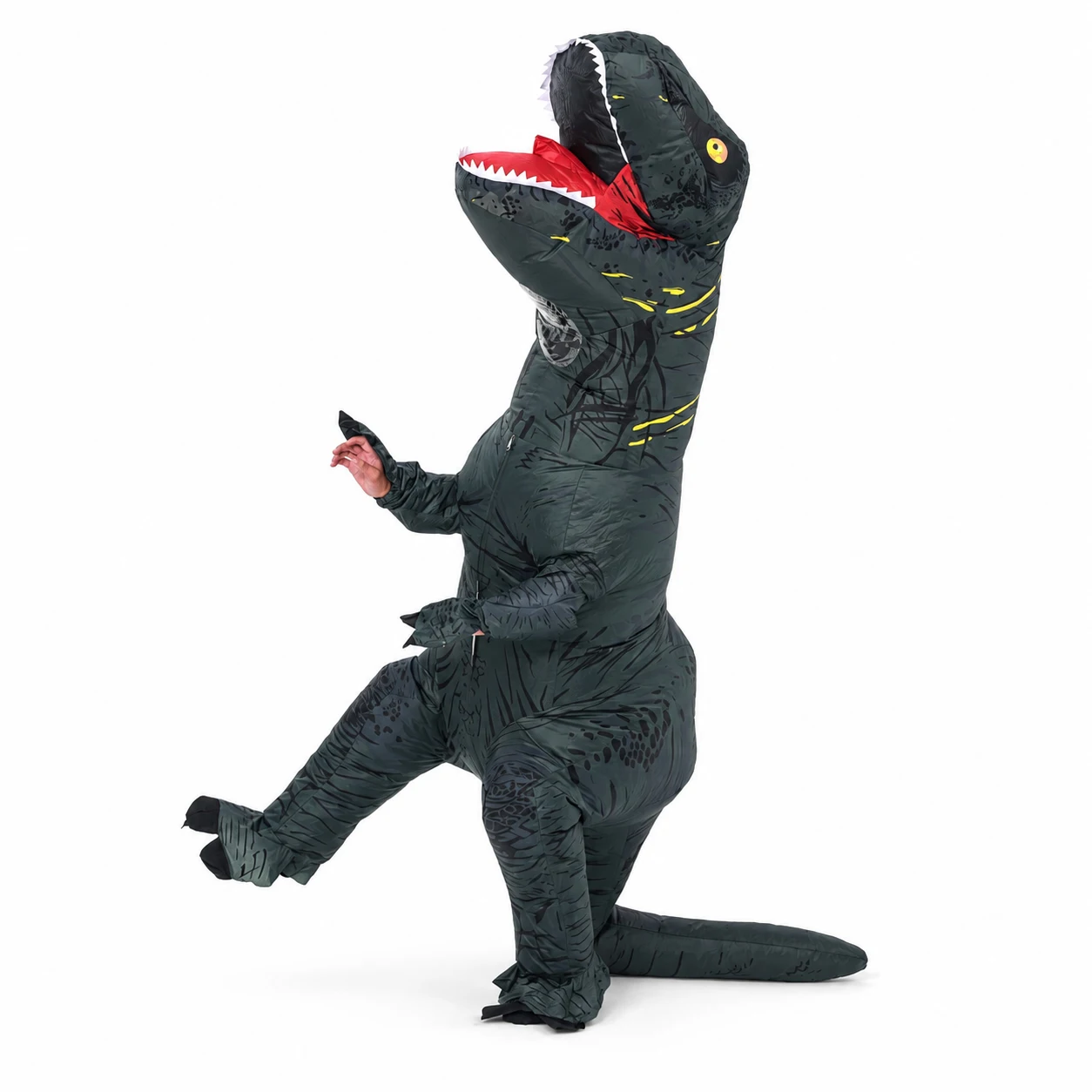 

Inflatable Dinosaur Costume Adult Funny T Rex Mascot Suit Blow Up Costume Halloween Party Cosplay Festival Fancy Dress Outfit