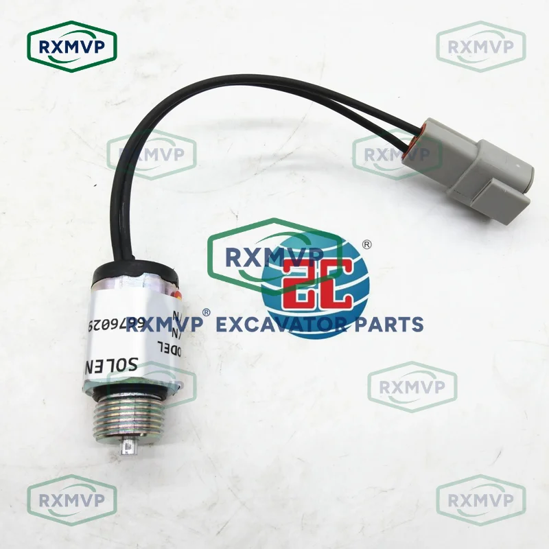 6676029 Shutdown Solenoid Valve Fits Excavator Skid Steer Loader Bobcat S100 S130 S150 863 864 873 883 963 Engine Parts 12V