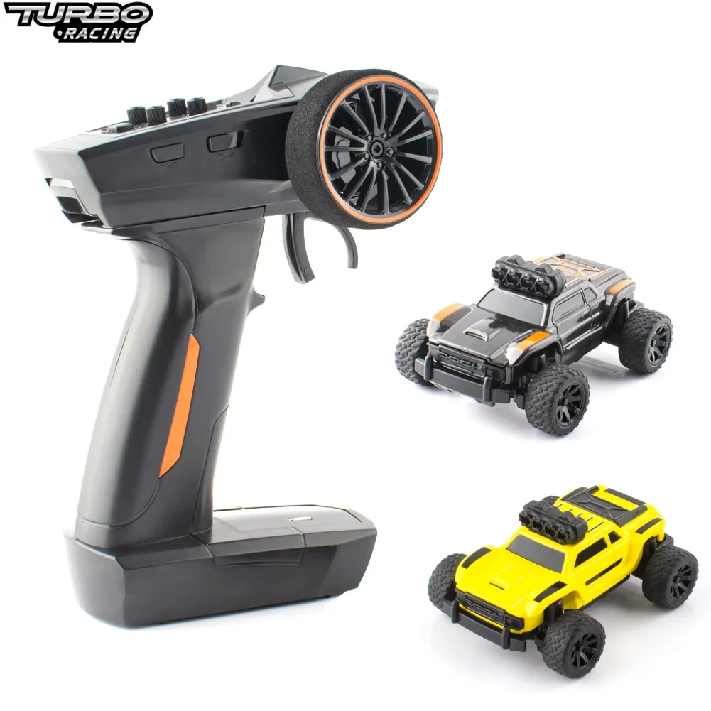 

Turbo Racing Baby Monster 1:76 scale Monster Truck RTR Remote Control Mini on-Road Models Fast Rc Car Vehicles Gift Idea