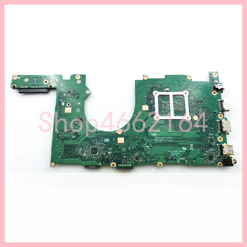 Imagem -02 - Placa-mãe para Laptop para Asus Pu301la i3 I54th Gen Cpu Mainboard Pro301la E301la Ddr3l 100 Testado ok