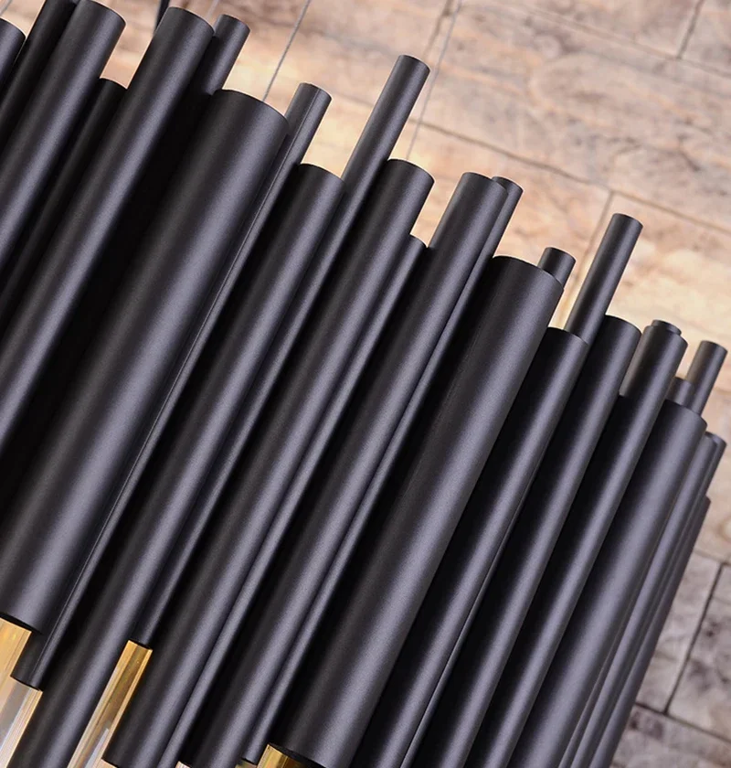 

Modern Black Crystal Chandelier Luxury Lighting for Living Room Dining Room Villa Elegant Home Decor