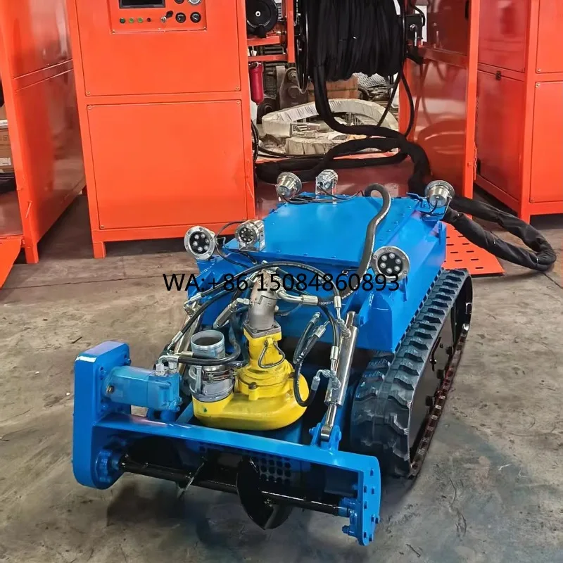 GardeningHigh Quality New Remote Control Snow Sweeper Robot Crawler Snow Blower Convenient Winter Cleanup Snow Blower Pumpgarden