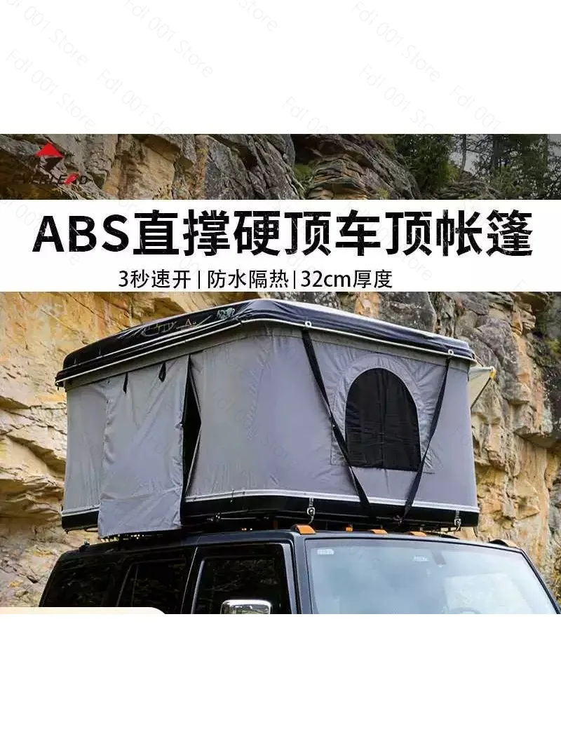 Hard Shell ABS Car Roof Top Tent 2 Person Waterproof Hard Top Rooftop Tent for Outdoor Camping Travel Overland Camping