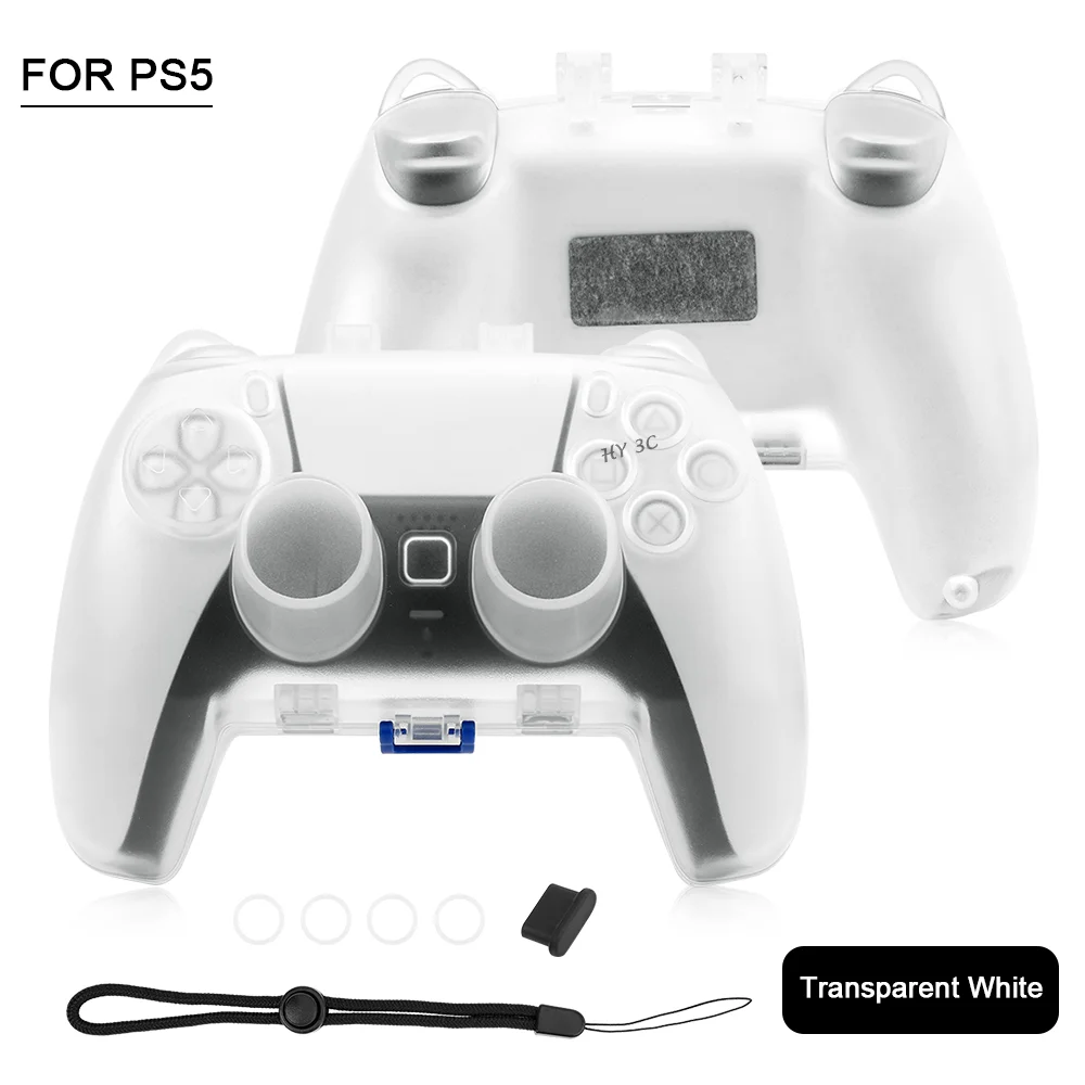 Clear PS5 Controller Shell: The Perfect Blend of Protection, Visibility, and Vertical Display